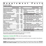 Supplement Facts panel displaying information for RL Certified Organics Women's Multi 120 Capsules.
