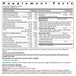 Supplement Facts panel for RL Certified Organics Men's Multi with 120 capsules.