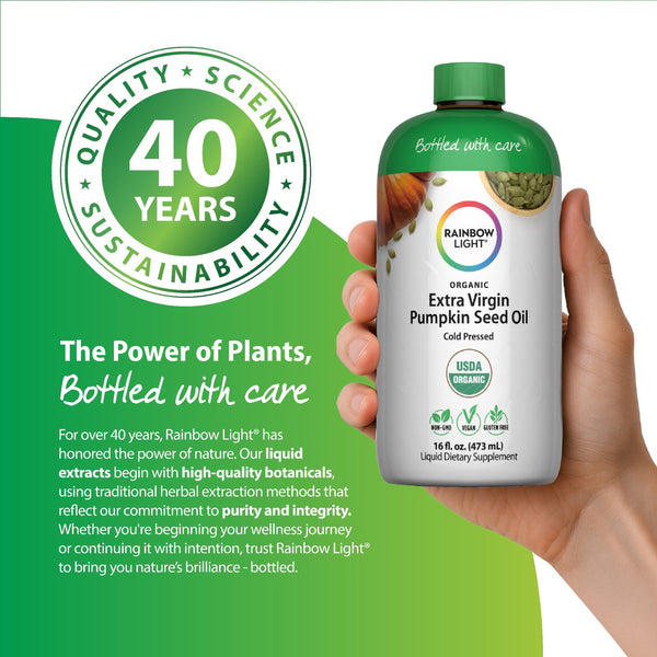 Pumpkin Seed Oil Organic Cold Pressed, 16 fl oz (473 mL) Liquid