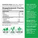 Supplement Facts for Organic Pumpkin Seed Oil, 16 oz bottle.
