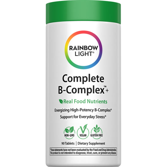 Complete B-Complex + Real Food Nutrients, 90 Vegan Caplets