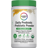 Daily Prebiotic + Probiotic Powder (Organic), 20 Billion CFU, 4.76 oz Bottle