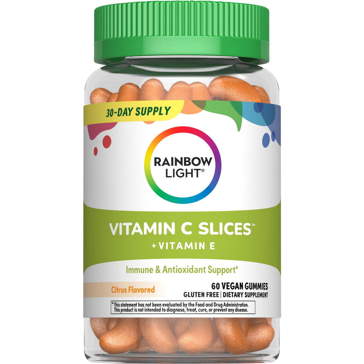 Caramelle Gommose alla Vitamina C ad Alta Potenza, 60 Caramelle Vegane