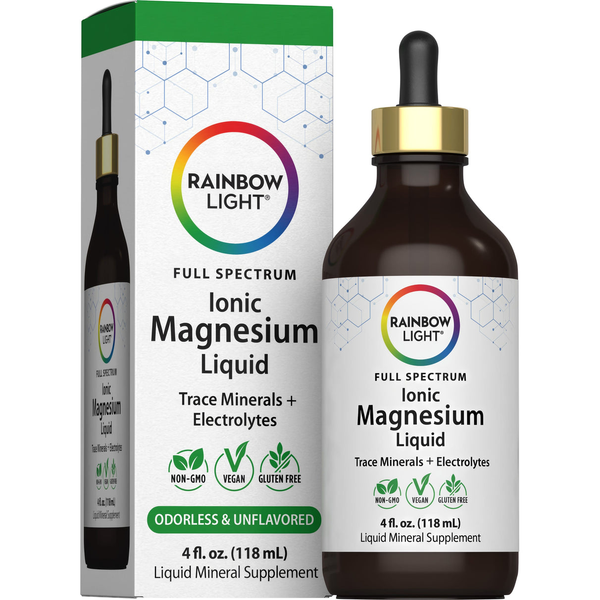 FULL SPECTRUM Ionic Magnesium Liquid, 4 fl. oz. (118 mL), is a liquid mineral supplement.