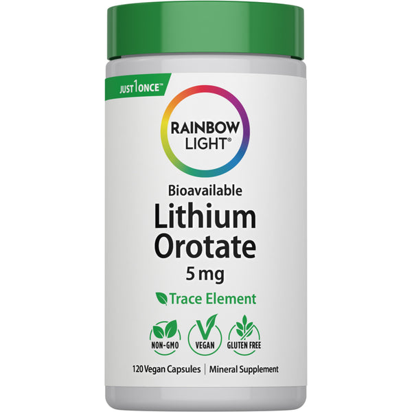 Lithium Orotate, 5 mg, 120 Vegan Capsules