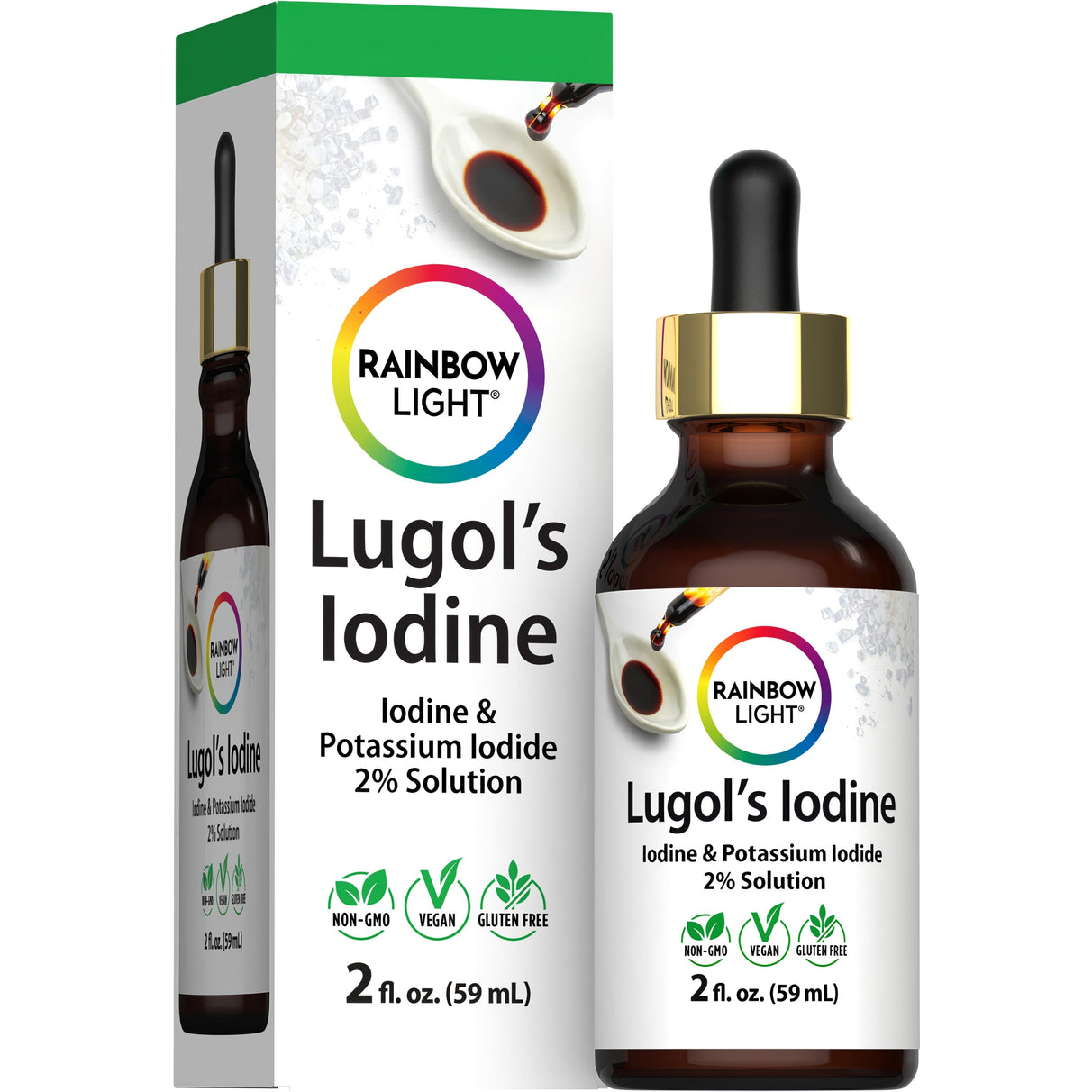 Solução de Iodo de Lugol (2%), 59 mL (2 fl oz) Líquido