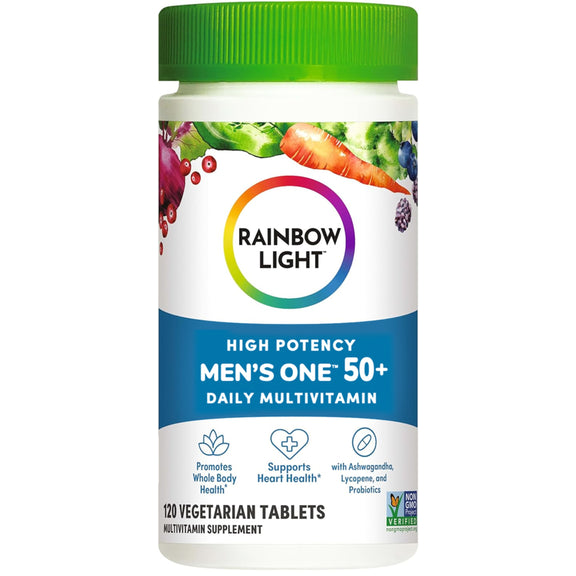 Men's One 50+ plus Real Food Nutrients, 120 Vegetarian Caplets