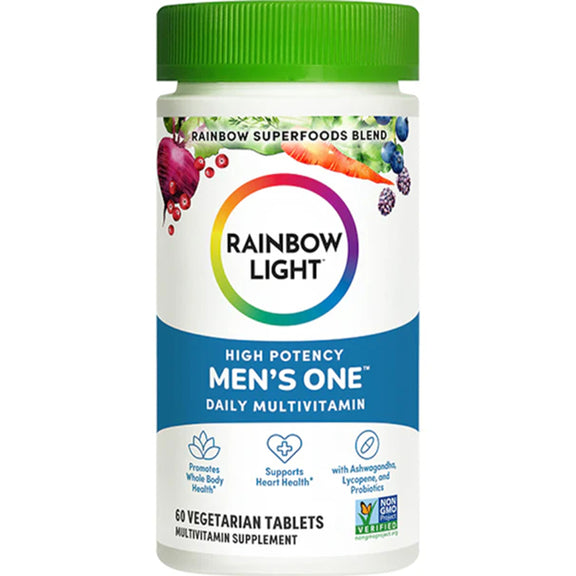 Men's One + Nutrientes de Alimentos Reais, 60 Cápsulas Vegetarianas