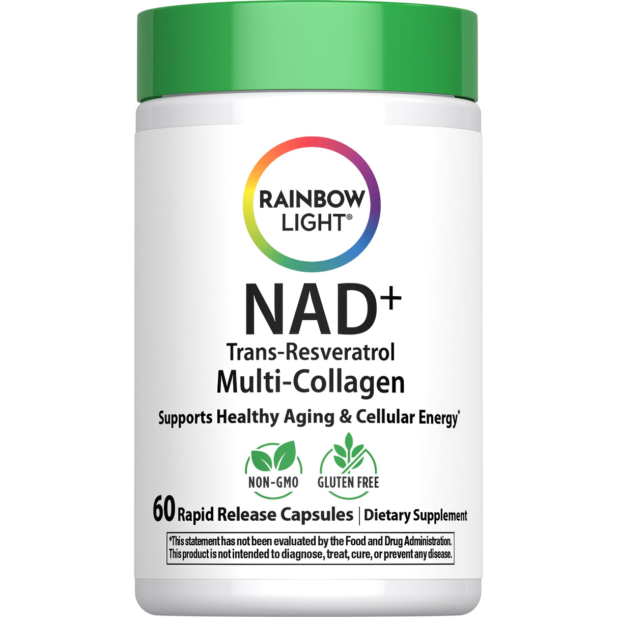 Collagène multi à NAD+ et trans-resvératrol, 60 capsules à libération rapide