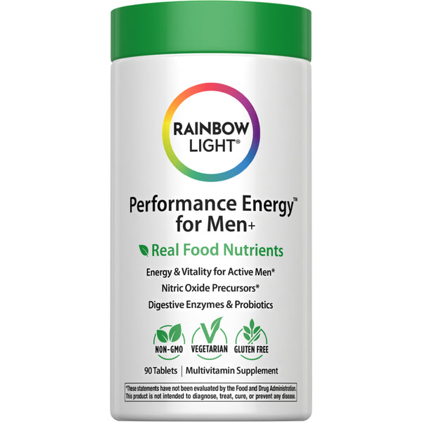 Performance Energy Multi For Men + Real Food Nutrients, 90 Vegetarian Caplets