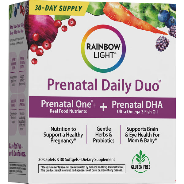Prenatal Daily Duo Multivitamin & DHA, 2 Bottles 30 Day Supply