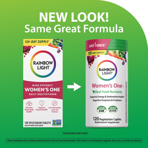 Women's One + Real Food Nutrients, 120 Vegetarian Caplets