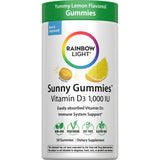 Sunny Gummies Vitamin D3 1,000 IU, 50 Vegetarian Gummies Bottle