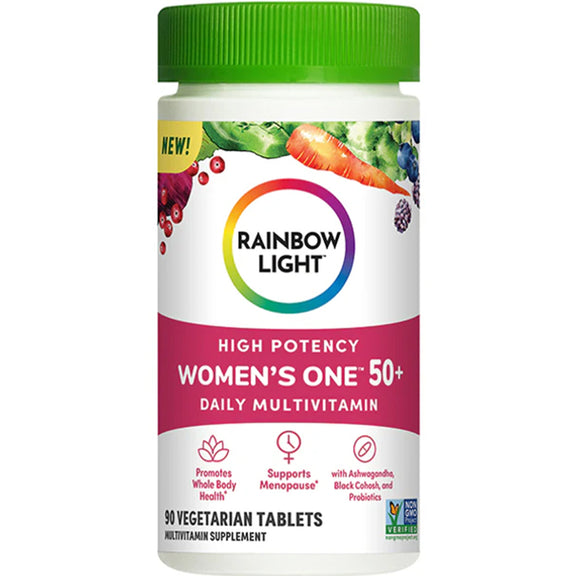 Women's One 50+ mais Nutrientes de Alimentos Reais, 90 Comprimidos Vegetarianos
