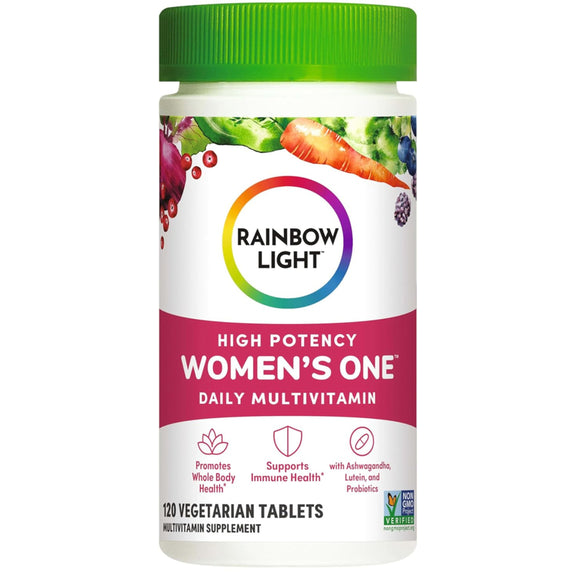 Multivitamínico Feminino + Nutrientes de Alimentos Reais, 120 Cápsulas Vegetarianas