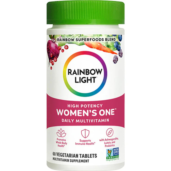 Women's One + Nutrientes de Alimentos Reais, 60 Comprimidos Vegetarianos